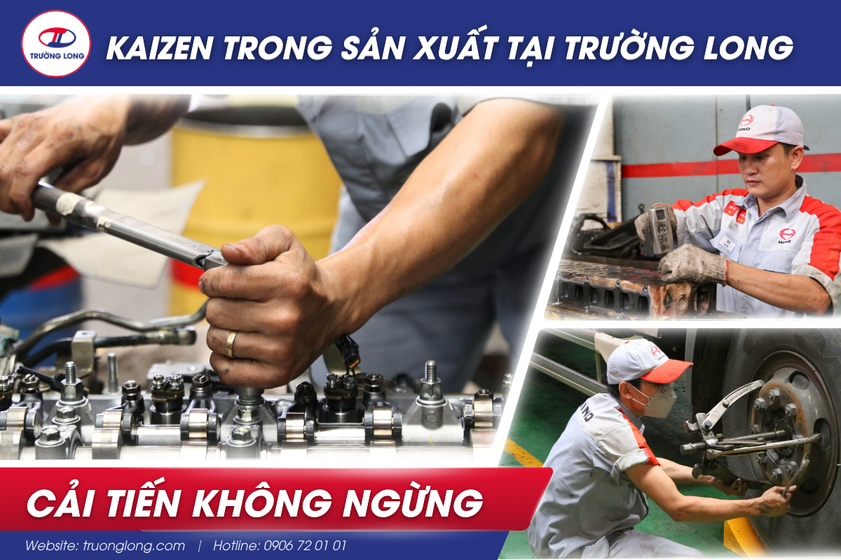 Kaizen trong sản xuất tại Trường Long