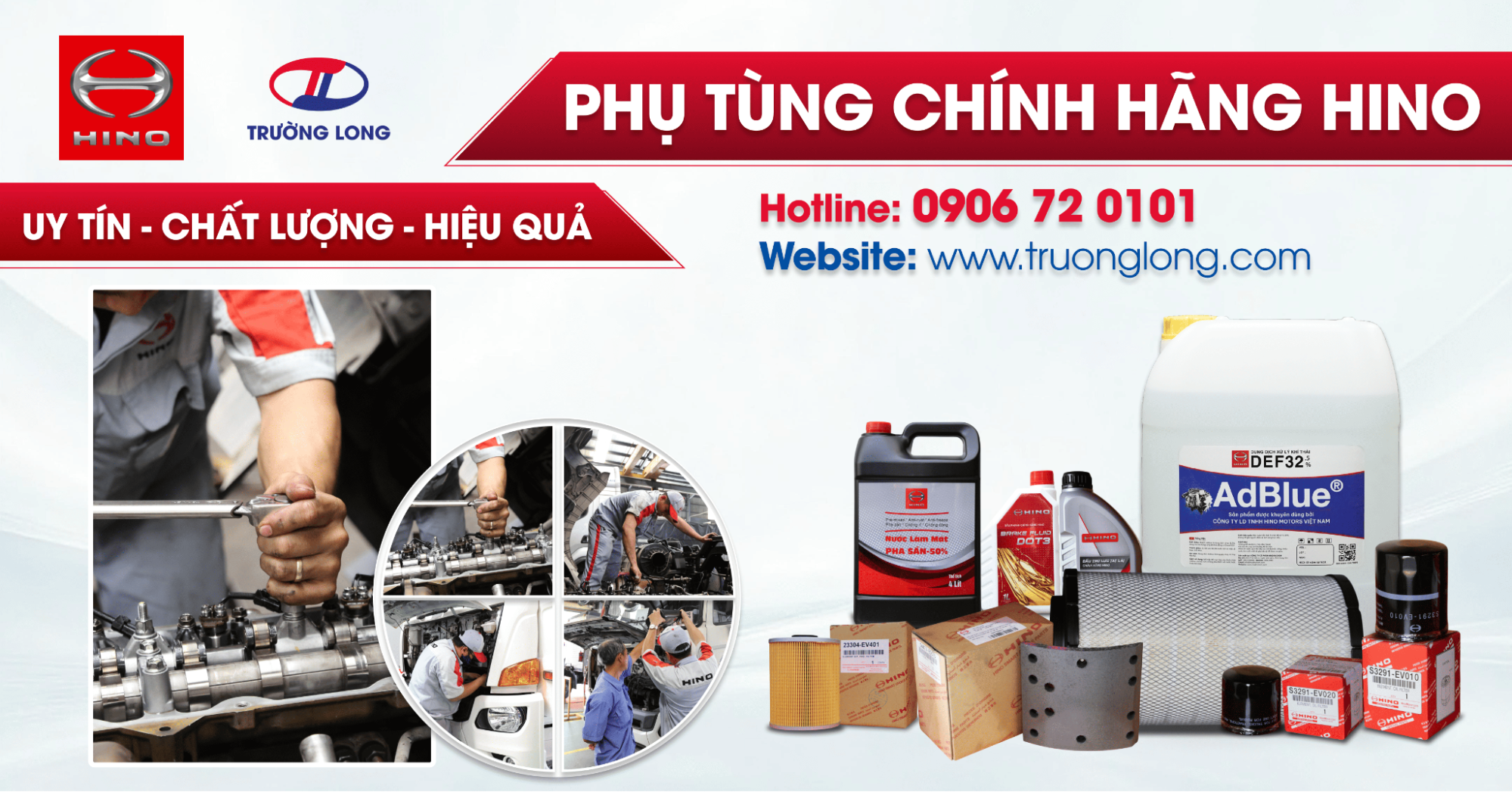 phụ tùng chính hãng Hino