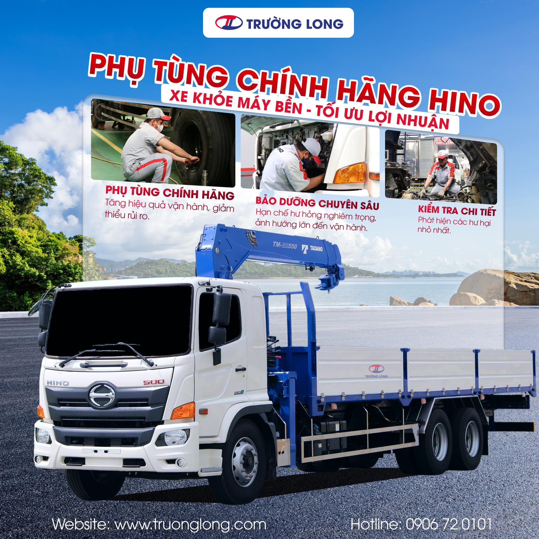 phụ tùng chính hãng Hino