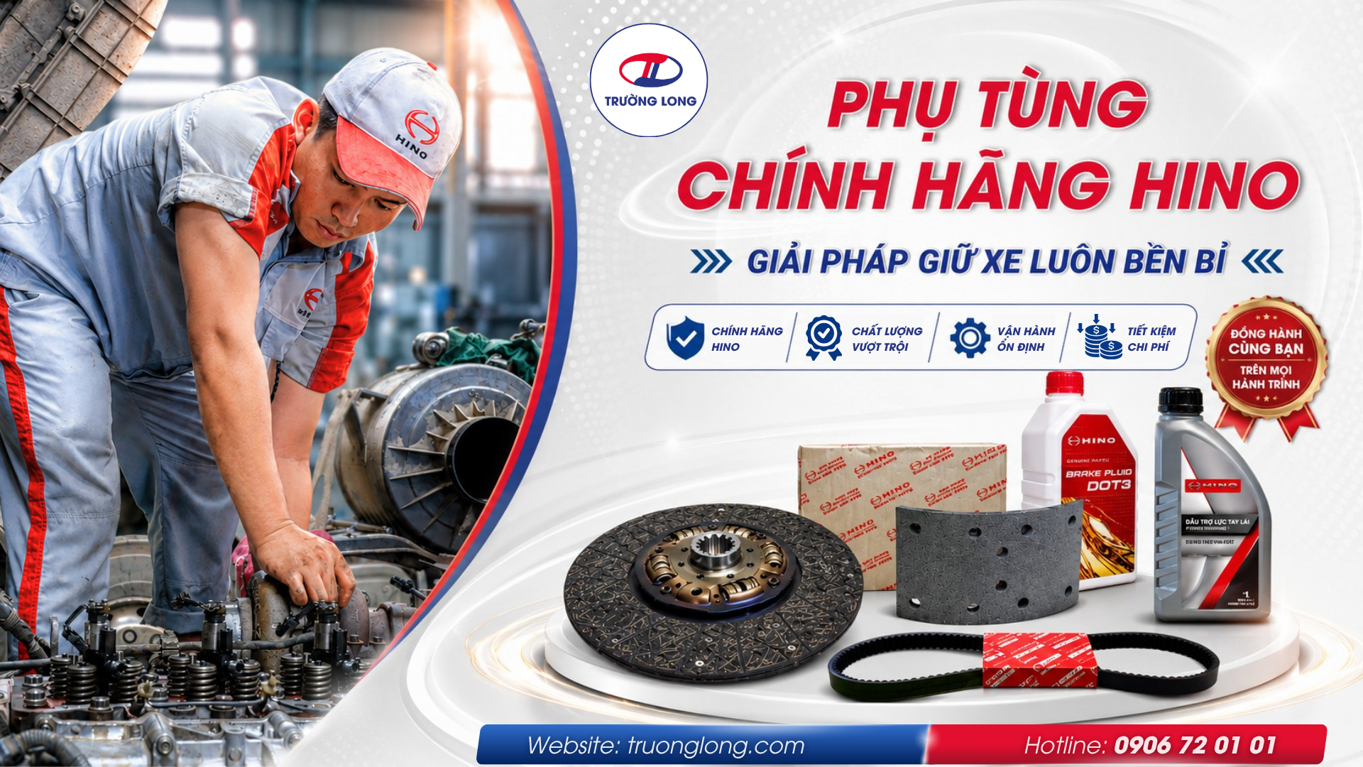 Phụ tùng chính hãng Hino