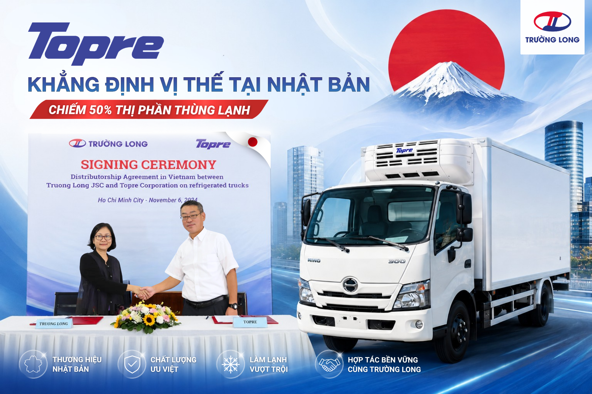 Xe đông lạnh Topre