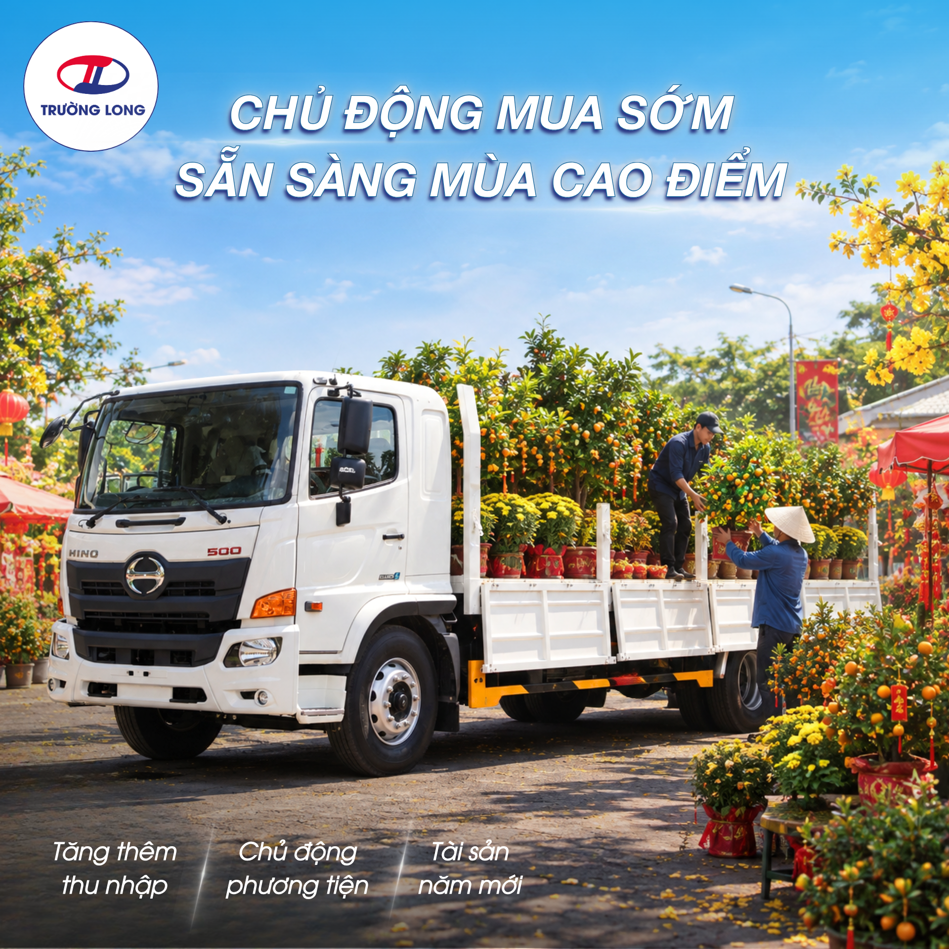 Thời điểm mua xe tải chạy Tết
