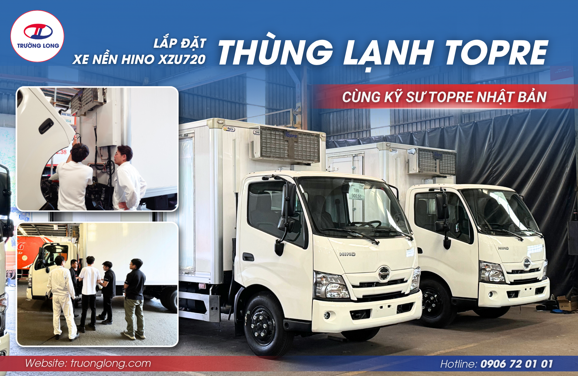 Xe đông lạnh Topre máy lạnh Indonesia model FL32L