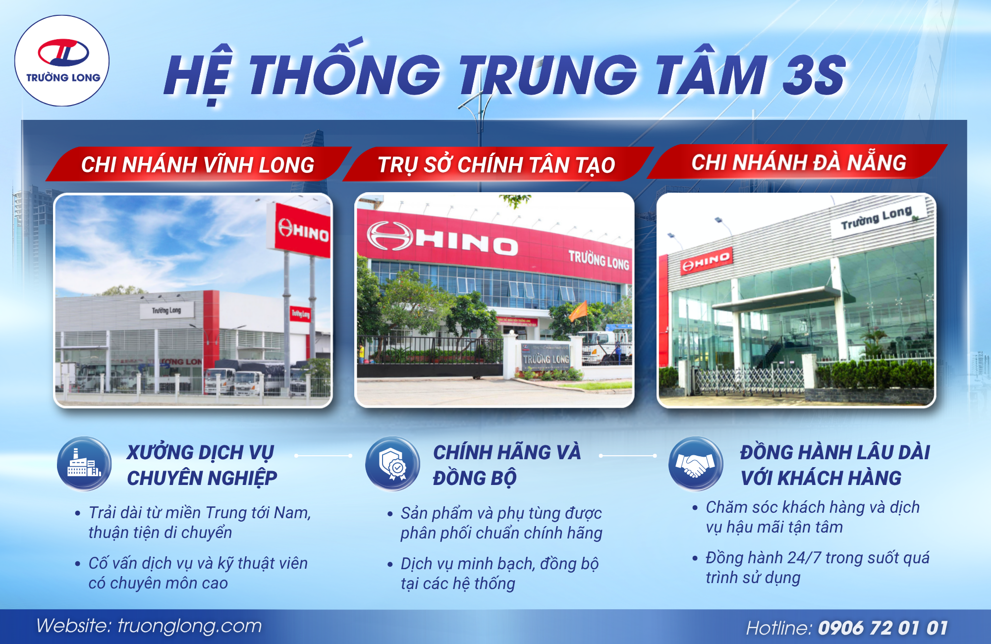Trung tâm 3S Hino của Trường Long