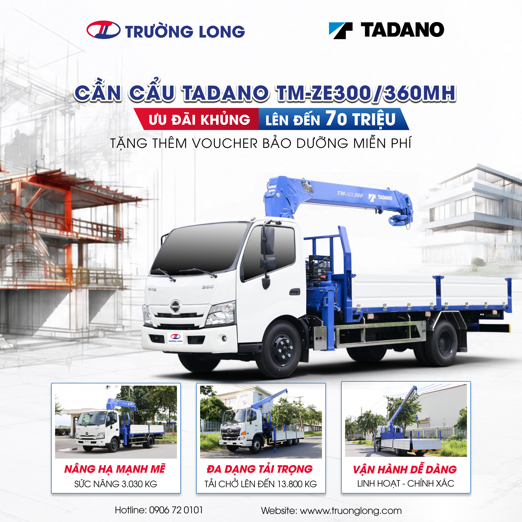 Cẩu Tadano giá tốt