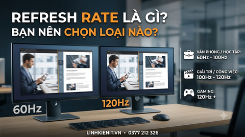 Refresh Rate là gì? 60Hz, 100Hz hay 120Hz nên chọn màn hình nào?