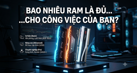 16GB, 32GB hay 64GB RAM? Chọn sai có thể khiến máy tính chậm hơn bạn nghĩ!