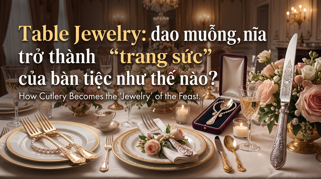 Table Jewelry: Khi Dao Muỗng Nĩa Trở Thành 