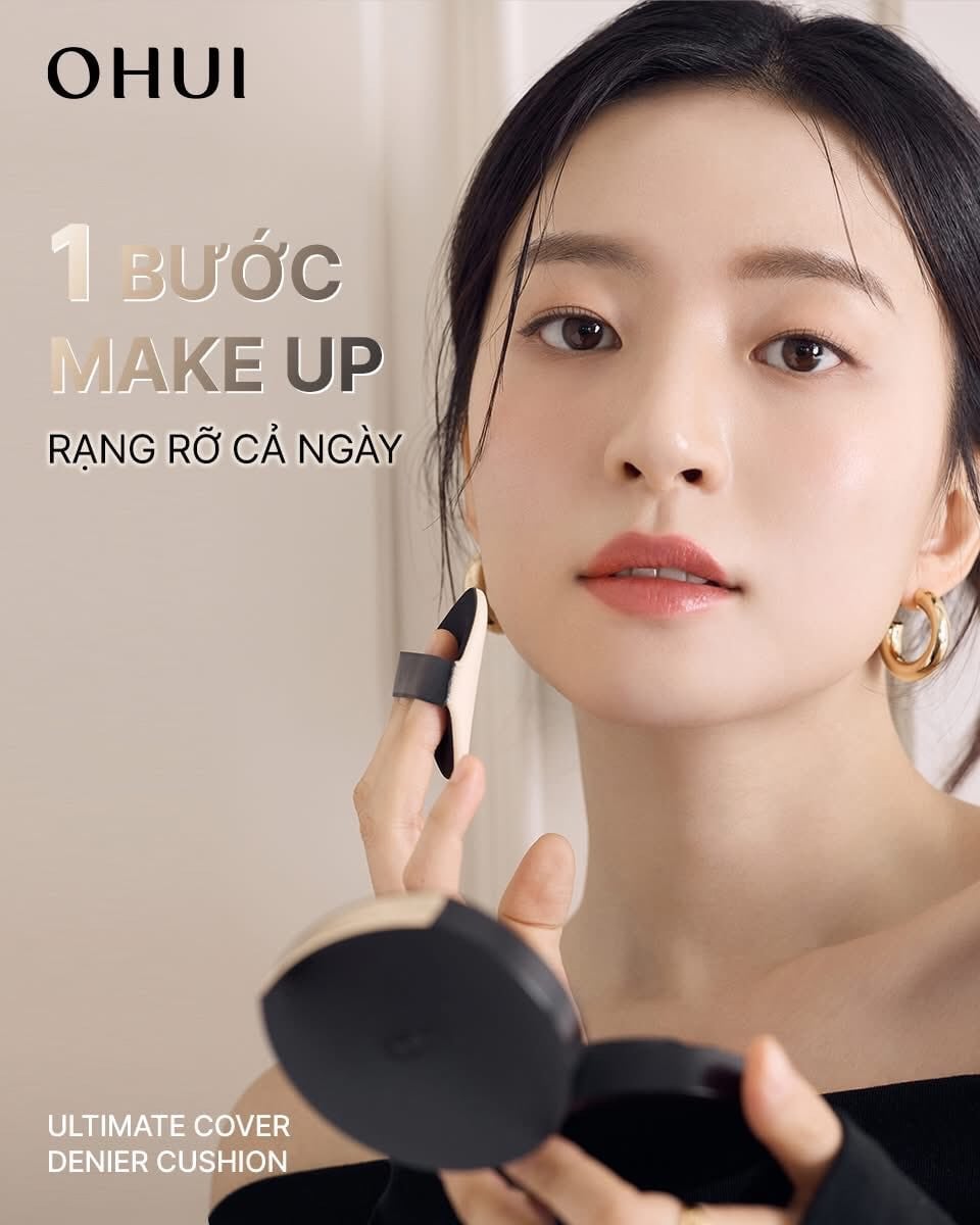 OHUI Ultimate Cover Denier Cushion: Bí quyết nâng tầm giỏ đồ makeup Full Option