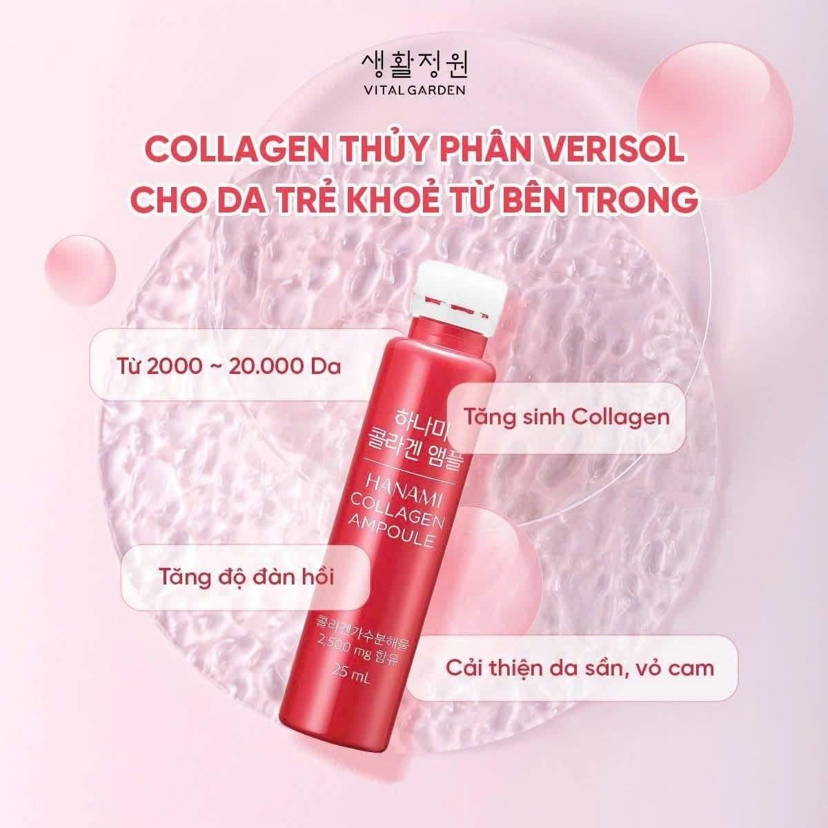 🌸 HANAMI COLLAGEN AMPOULE - Không chỉ NGON – mà còn giúp bạn ĐẸP mỗi ngày 🌺