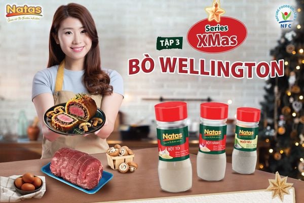 VÀO BẾP CÙNG NATAS - CÔNG THỨC BÒ WELLINGTON CHUẨN VỊ CHO BỮA TIỆC GIÁNG SINH