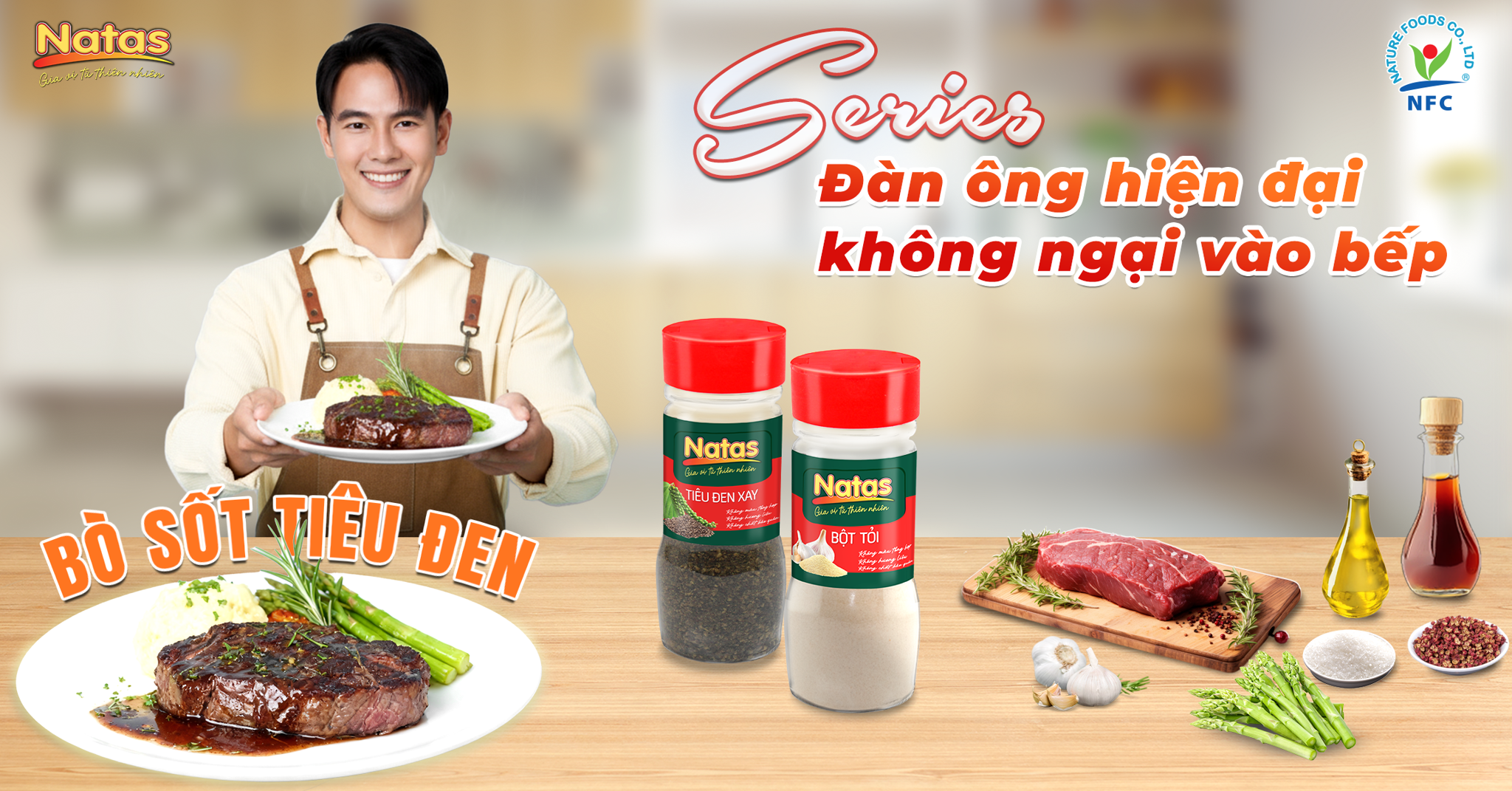 VÀO BẾP CÙNG NATAS - CÔNG THỨC CHẾ BIẾN BÒ SỐT TIÊU ĐEN: MÓN QUÀ 20/10 CHO CHỊ EM PHỤ NỮ