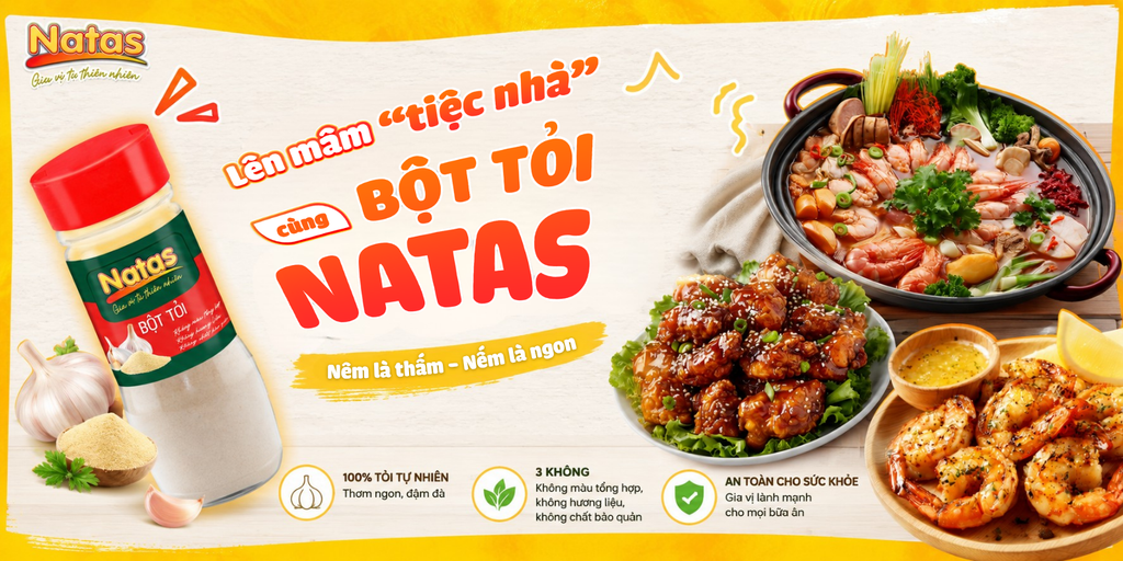 VÀO BẾP CÙNG NATAS - LÊN MÂM TIỆC NHÀ, ĐÃI KHÁCH CỰC DỄ