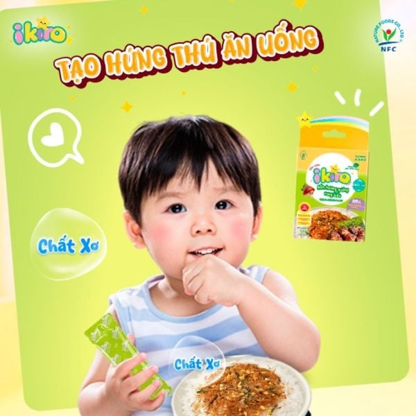 3 vị rắc cơm IKIRO giúp bé ăn dặm ngon miệng, mẹ nhàn hơn mỗi ngày