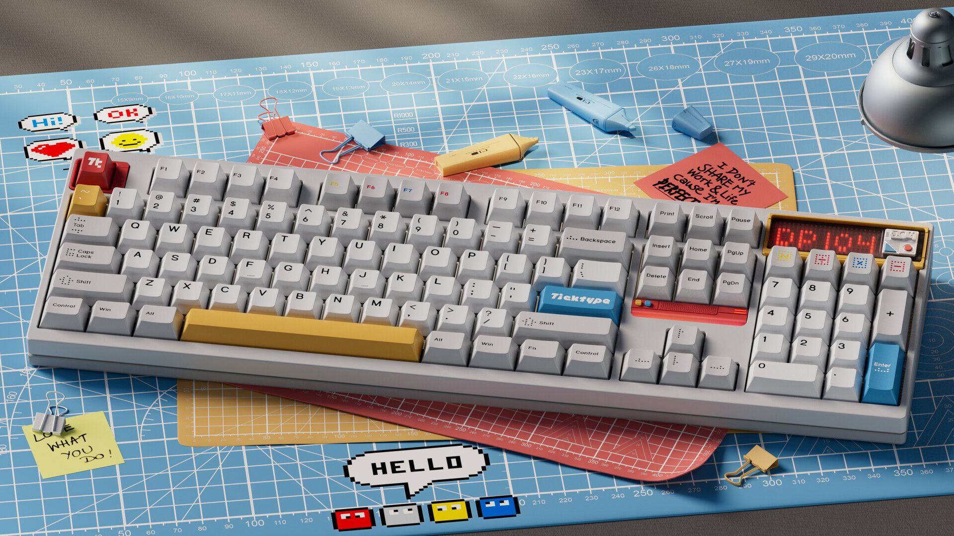 Hướng Dẫn Sử Dụng Bàn Phím Cơ TickType DP104