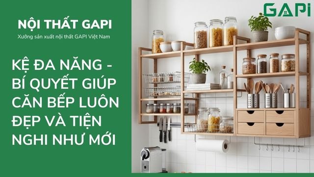 Kệ Đa Năng - Bí Quyết Vàng Giúp Căn Bếp Nhà Bạn Luôn Mới Và Tiện Nghi