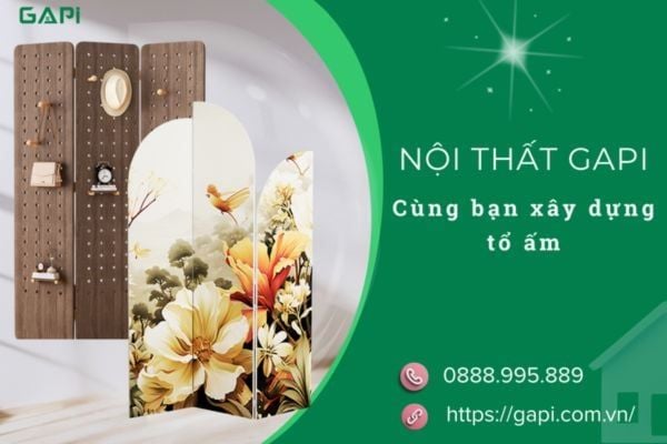 vách ngăn phòng khách