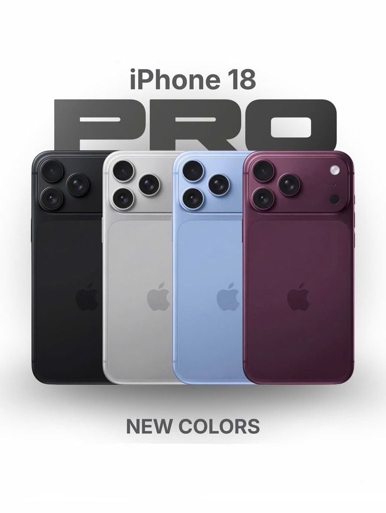 Apple ra mắt iPhone 18 Pro và iPhone 18 Pro Max