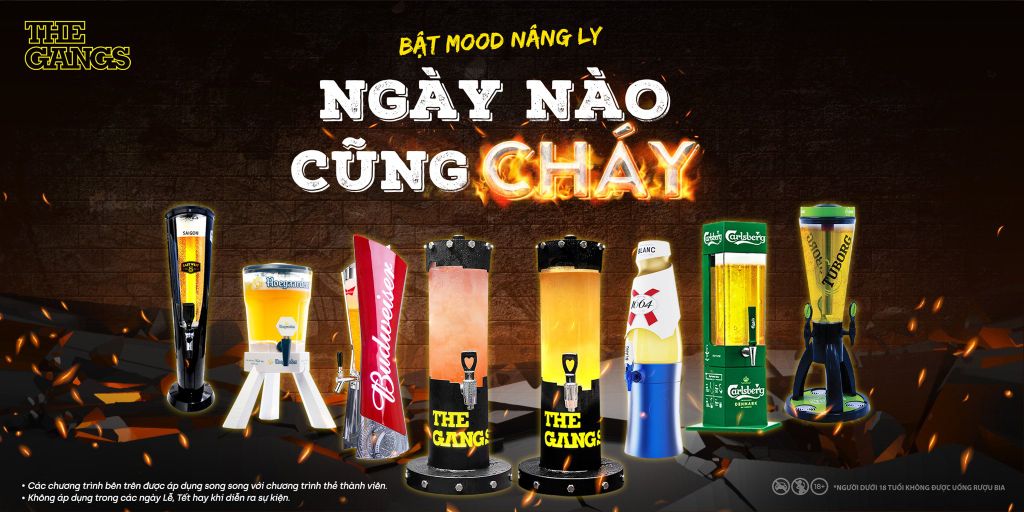 THE GANGS — Weekly Beer-Tower Promotions (Buy Tower → Get Tower) 🍻