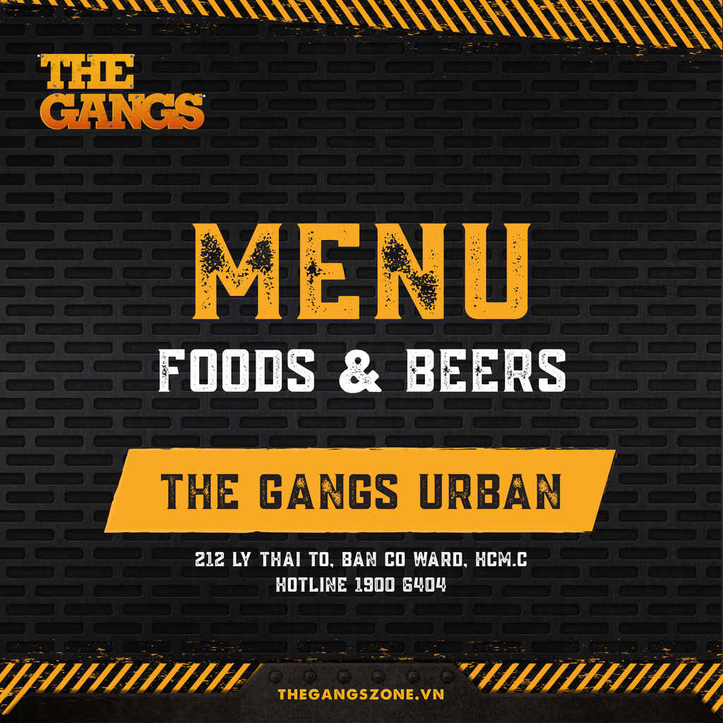 Menu - The Gangs Urban (English)