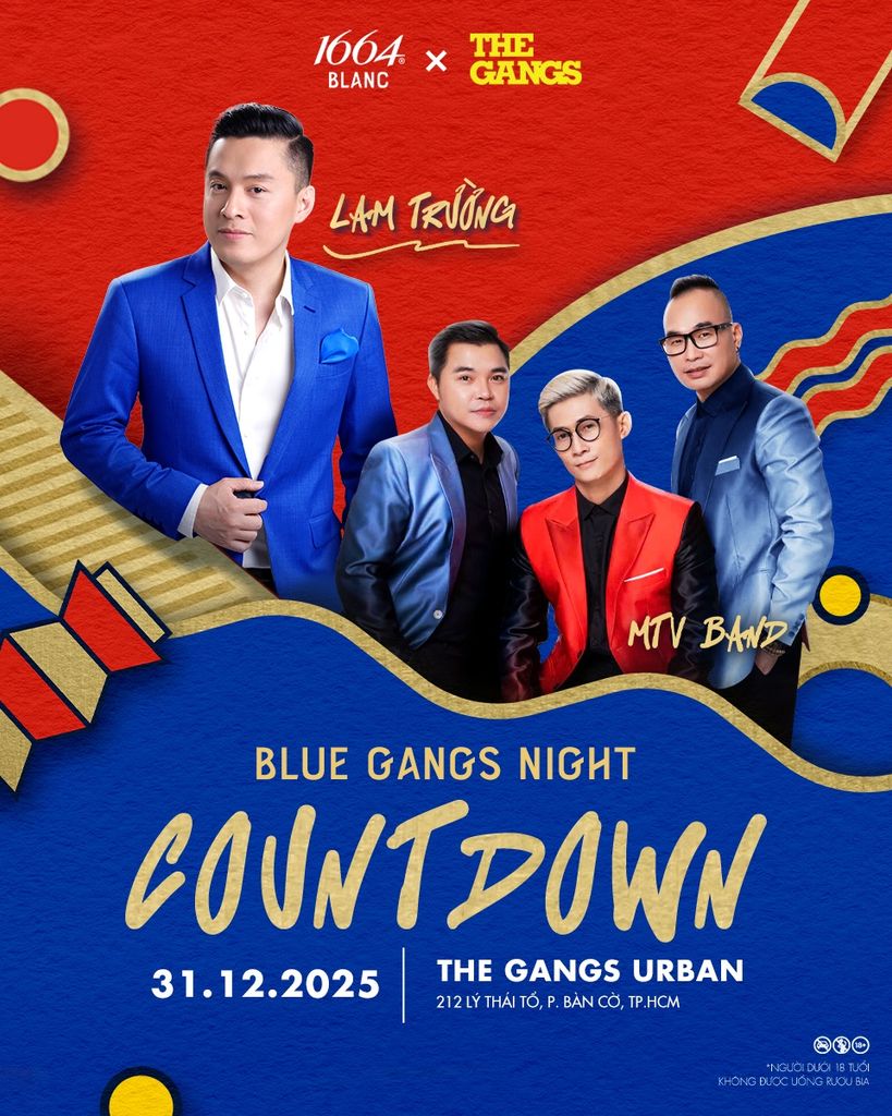 BLUE GANGS NIGHT COUNTDOWN 2026 with 1664 BLANC 💙🍻