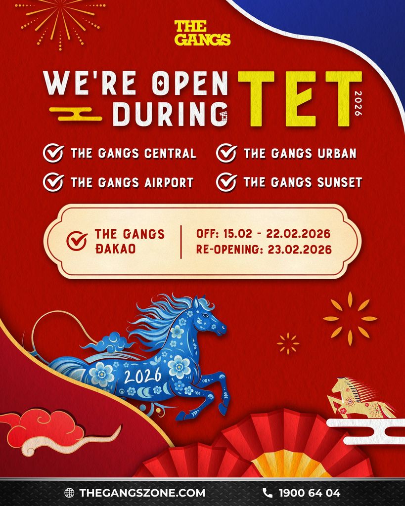 WE’RE OPEN DURING TET🧨