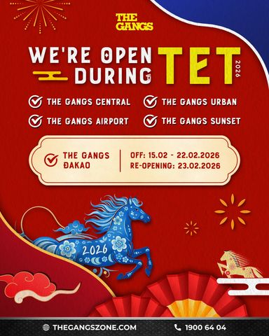 WE’RE OPEN DURING TET🧨