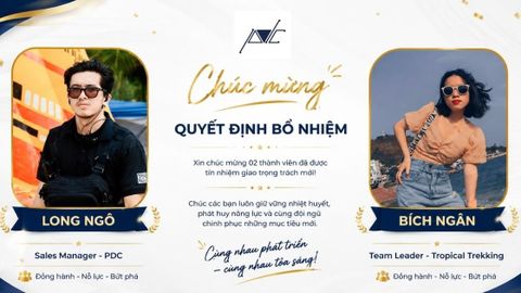 CÔNG BỐ QUYẾT ĐỊNH BỔ NHIỆM 02 NHÂN SỰ CHỦ LỰC CỦA PDC.ASIA NĂM 2026