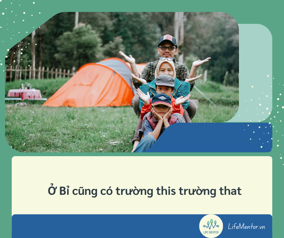 Ở Bỉ cũng có trường this trường that
