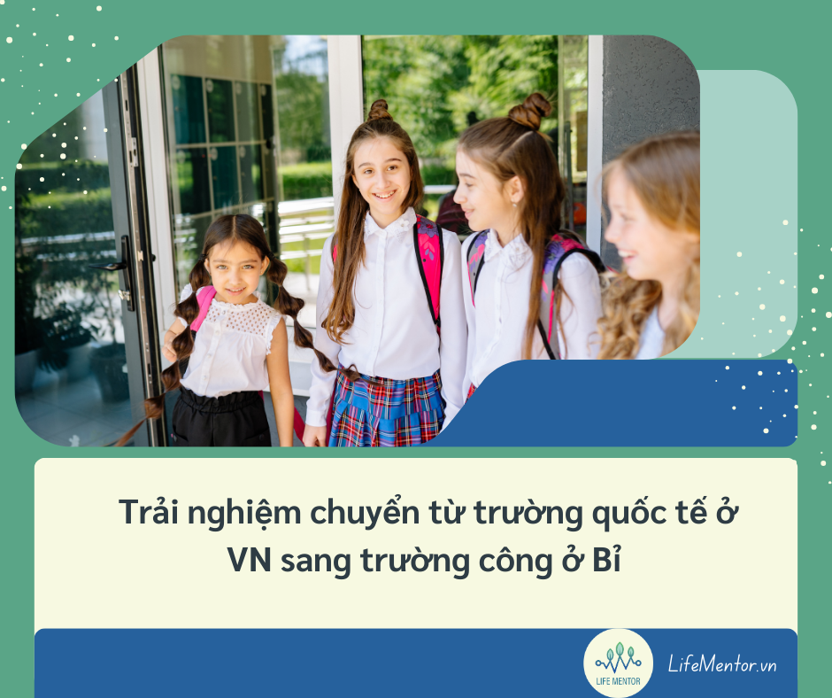 Trải nghiệm chuyển từ trường quốc tế ở VN sang trường công ở Bỉ