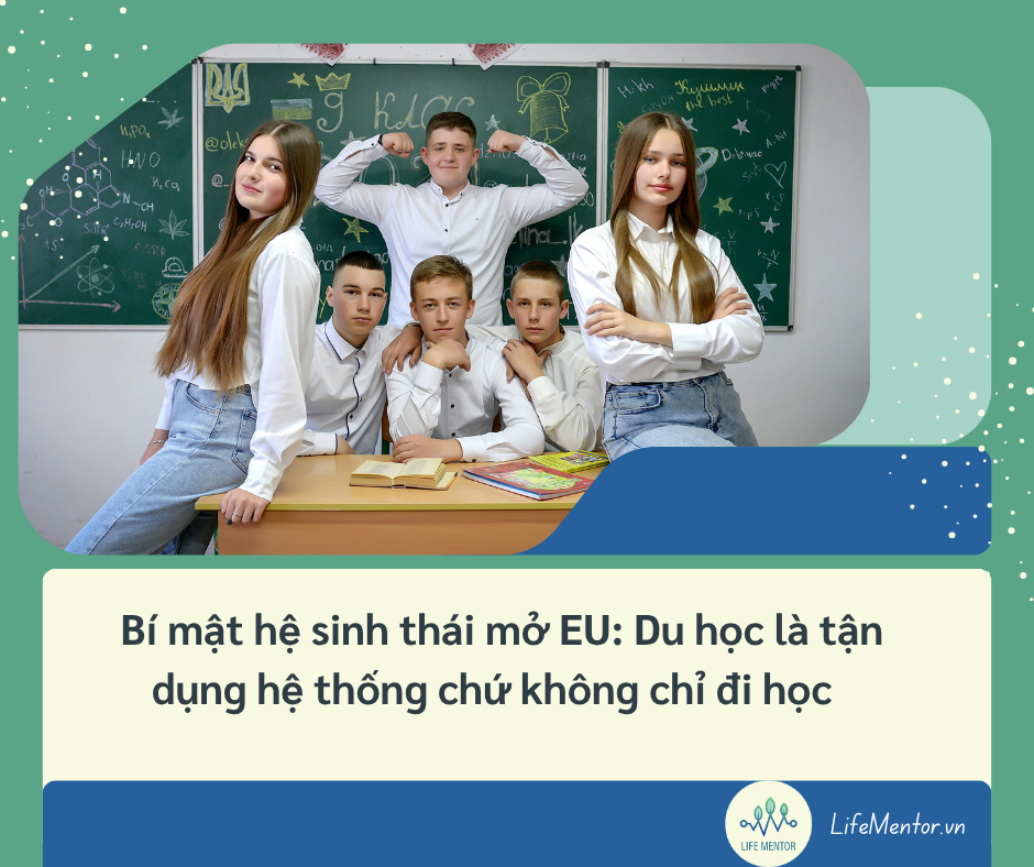 Bí mật hệ sinh thái mở EU: Du học là tận dụng hệ thống chứ không chỉ đi học