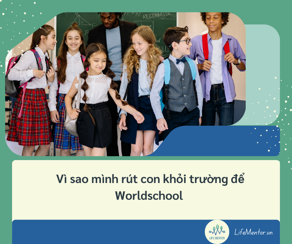 Vì sao mình rút con khỏi trường để Worldschool