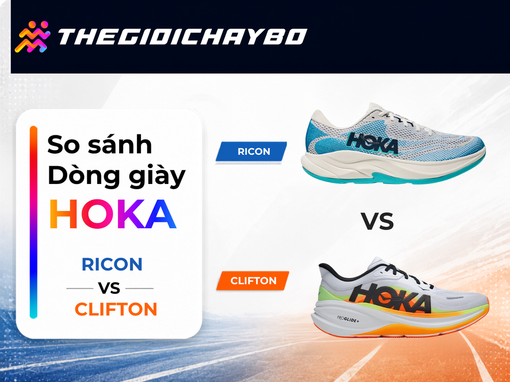 HOKA Clifton Hay Rincon: Ưu Tiên Êm Hay Nhẹ Cho Chạy Hằng Ngày?