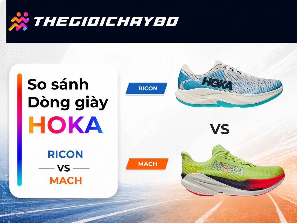 HOKA Rincon Hay Mach: Đôi Nào Hợp Với Runner Thích Giày Nhẹ?