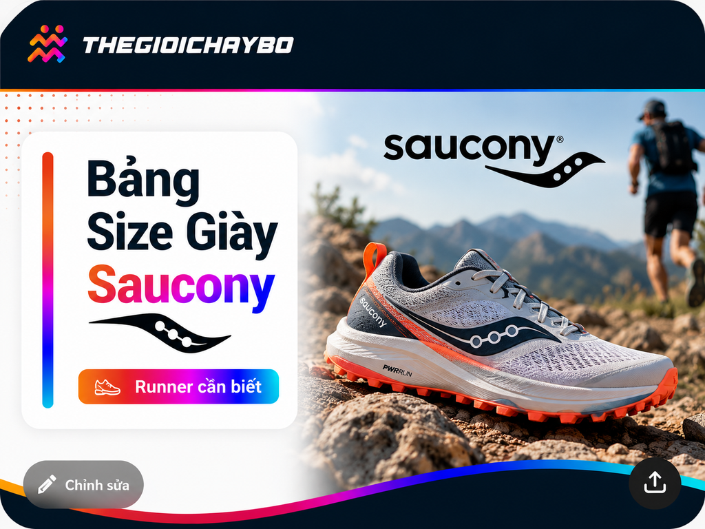 Bảng Size Giày Saucony Nam, Nữ Và Cách Chọn Chuẩn