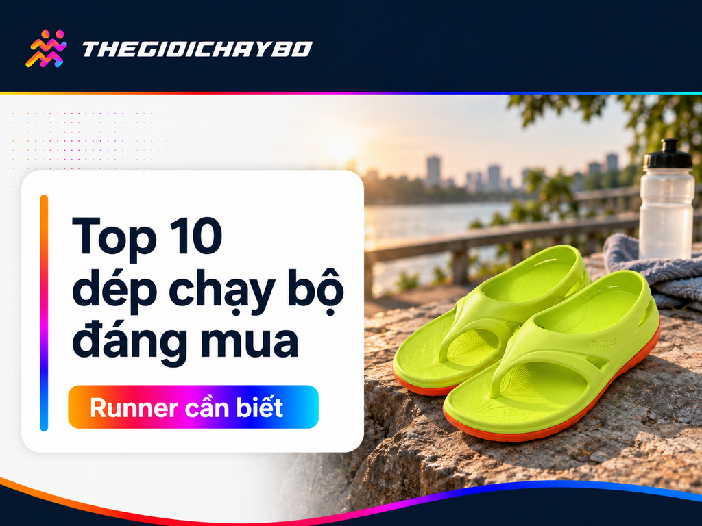 Top 10 dép chạy bộ đáng mua từ GOYA, YSandal và HOKA