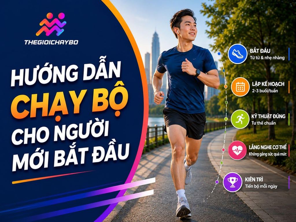 Hướng Dẫn Chạy Bộ Cho Người Mới Bắt Đầu: Từ 0 Đến 5KM Trong 8 Tuần