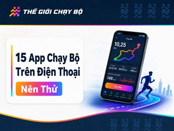 Top 15 app chạy bộ miễn phí trên điện thoại mới nhất 2026