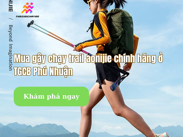 Mua gậy chạy trail Aonijie chính hãng ở Thế Giới Chạy Bộ Phú Nhuận