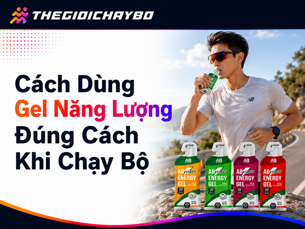 Cách Dùng Gel Năng Lượng Đúng Cách Khi Chạy Bộ