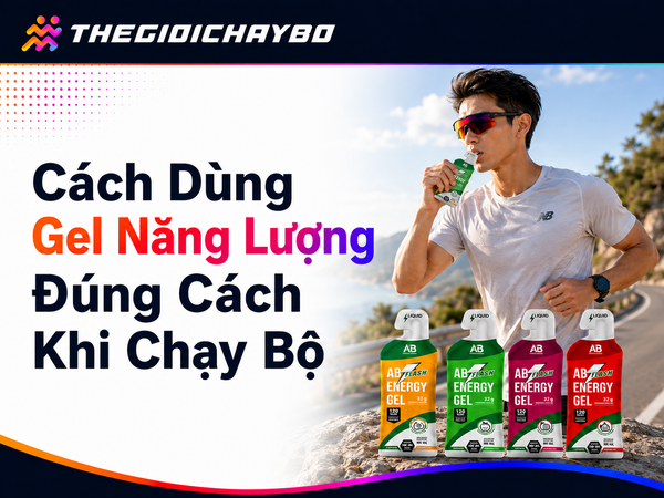 Cách Dùng Gel Năng Lượng Đúng Cách Khi Chạy Bộ