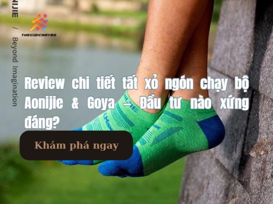 Review chi tiết tất xỏ ngón chạy bộ Aonijie & Goya