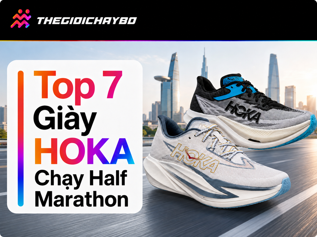 Top 7 Giày HOKA Chạy Half Marathon Đáng Chọn Nhất