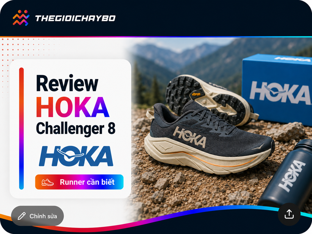 Review HOKA Challenger 8: Cảm giác mang, độ bám cho runner