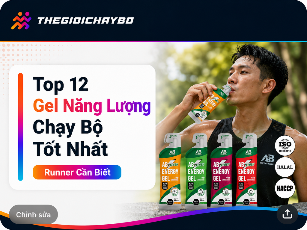 Top 12 Gel Năng Lượng Chạy Bộ Tốt Nhất Năm 2026