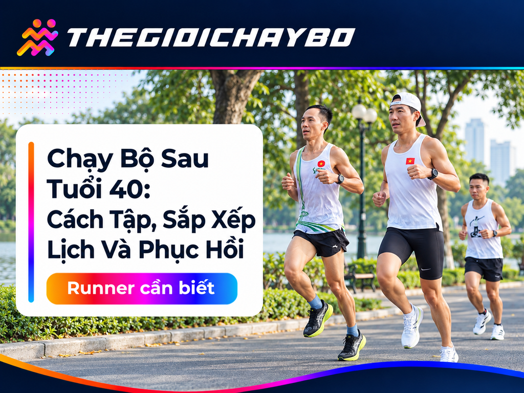 Chạy Bộ Sau Tuổi 40: Cách Tập, Sắp Xếp Lịch Và Phục Hồi Phù Hợp