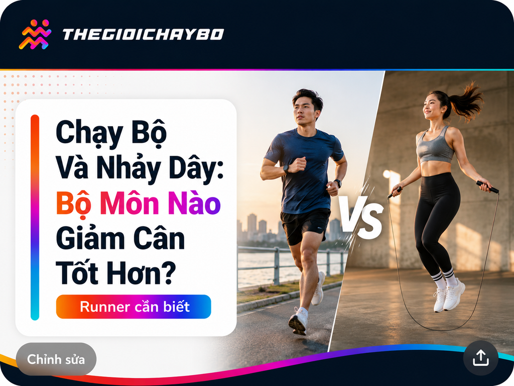 Chạy Bộ Hay Nhảy Dây Giảm Cân Tốt Hơn? So Sánh Thực Tế