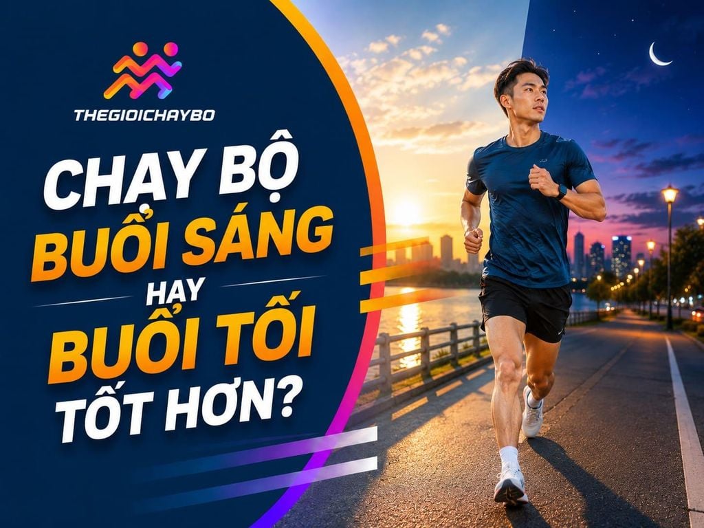 Chạy bộ buổi sáng hay buổi tối: Thời điểm nào tốt nhất cho sức khỏe?