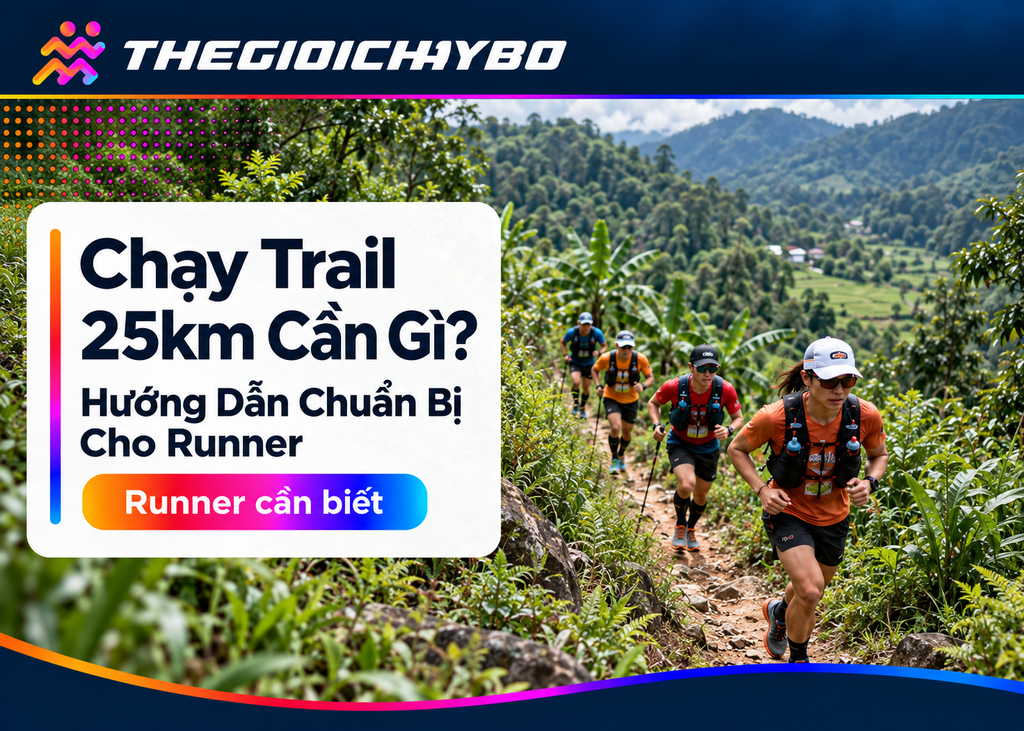 Chạy Trail 25km Cần Gì? Hướng Dẫn Chuẩn Bị Cho Runner