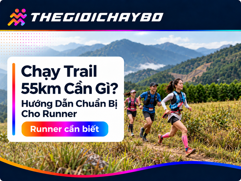 Chạy Trail 55km Cần Gì? Hướng Dẫn Chuẩn Bị Cho Runner
